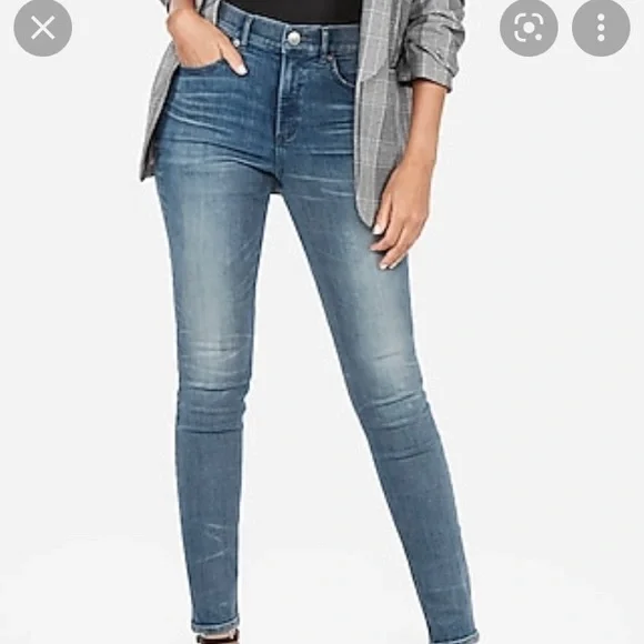 Ankle legging top high rise express